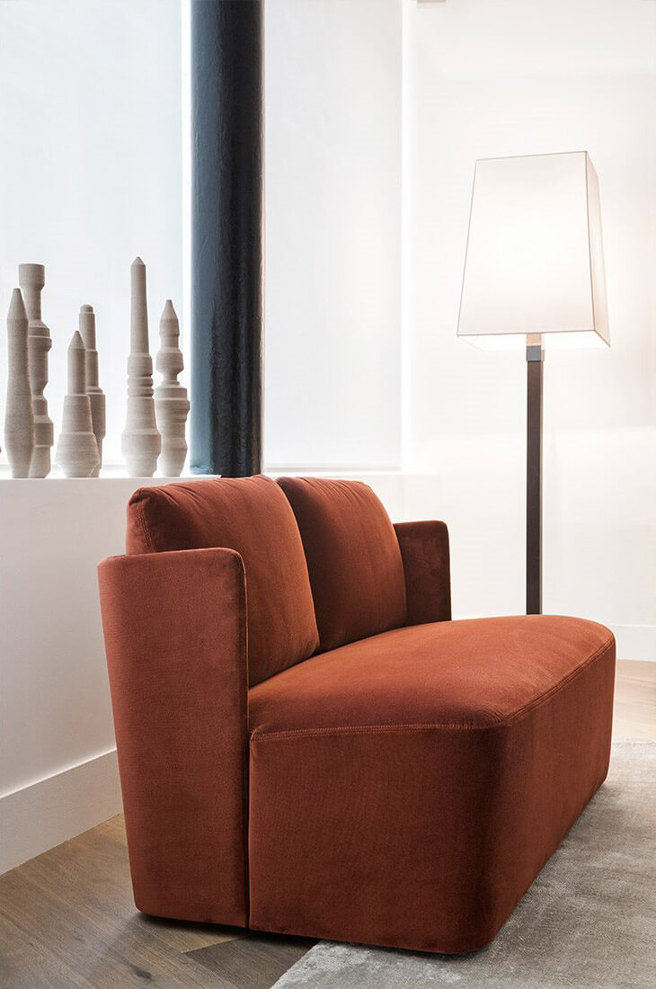 Meridiani Диван Keeton от Meridiani — в интерьере