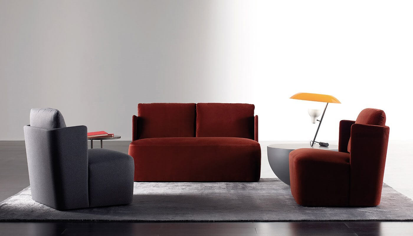 Meridiani Диван Keeton от Meridiani — в интерьере