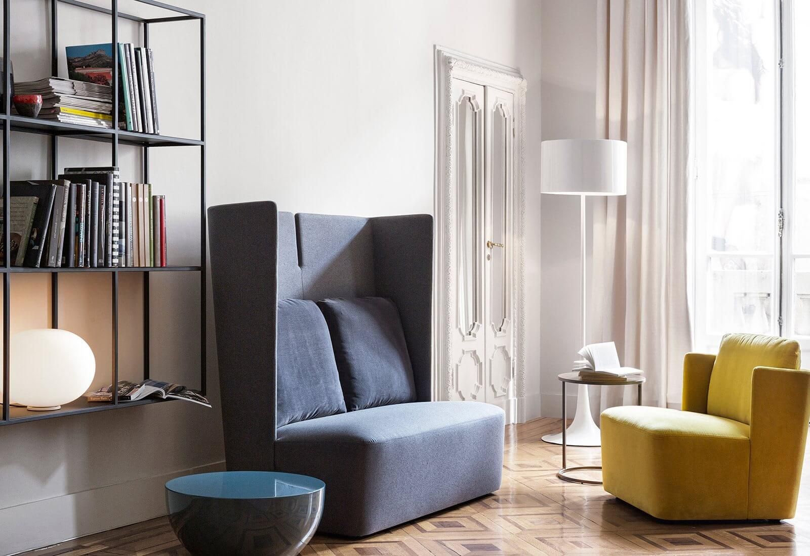 Meridiani Диван Keeton от Meridiani — в интерьере