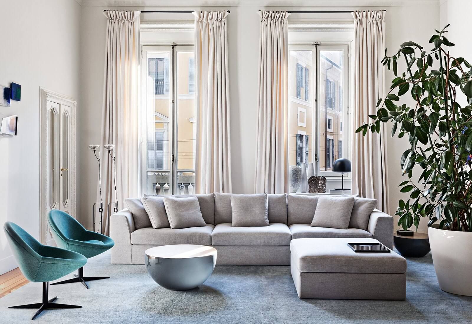Meridiani Диван Louis Small от Meridiani — в интерьере