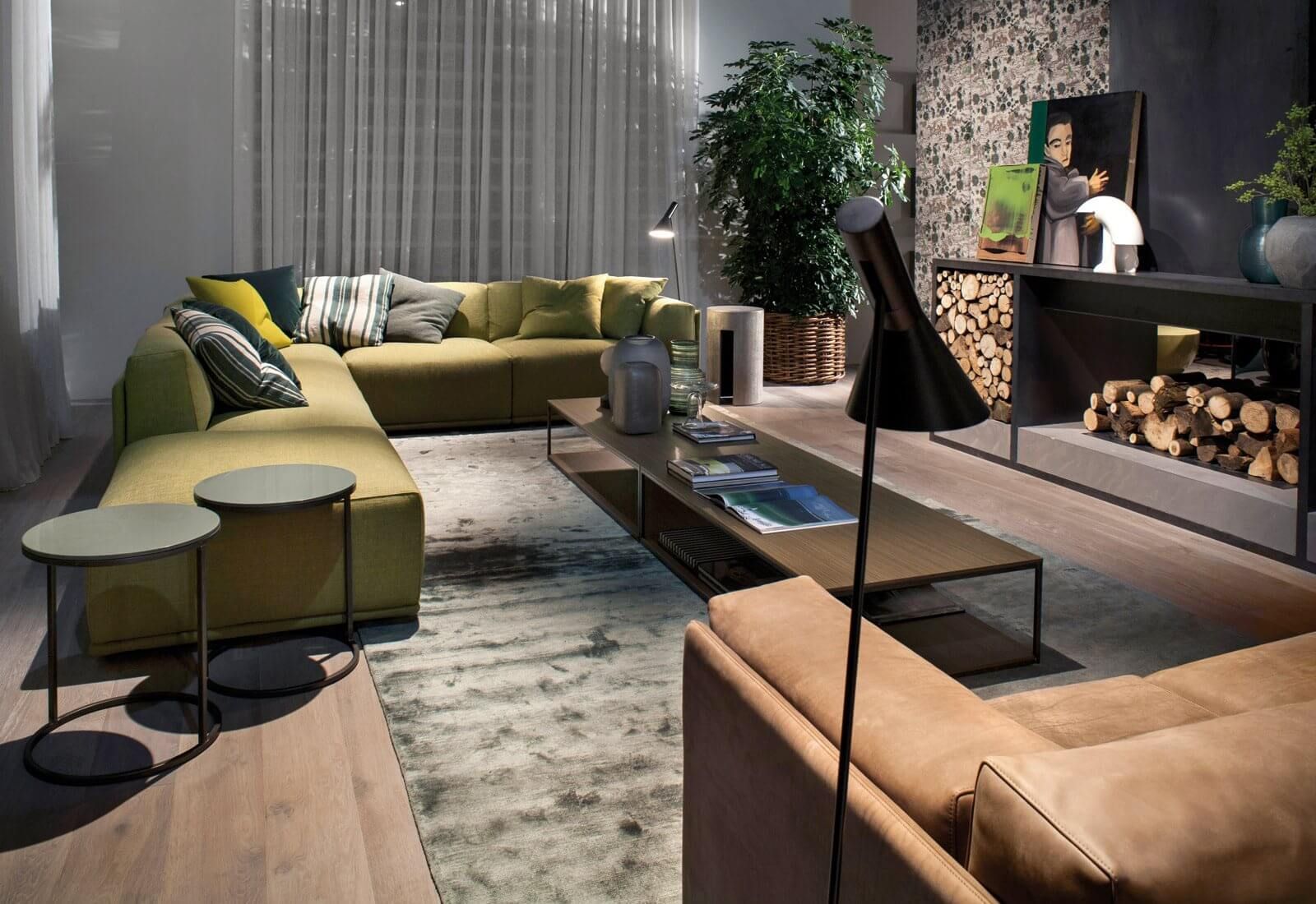 Meridiani Диван Bacon от Meridiani — в интерьере