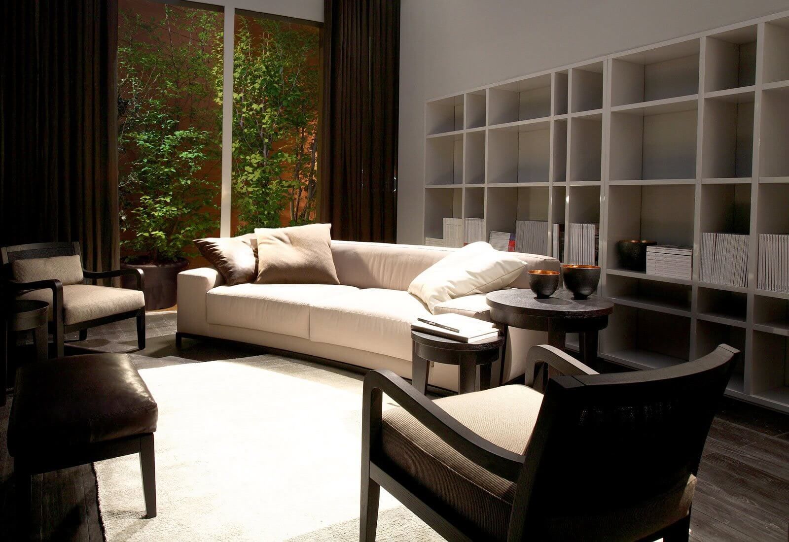 Meridiani Кресло Forrest Wood от Meridiani — в интерьере