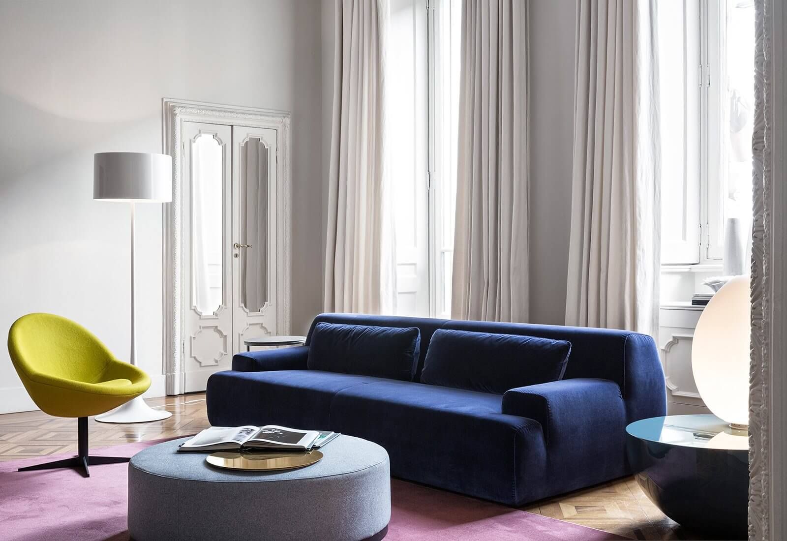 Meridiani Кресло Jo от Meridiani — в интерьере