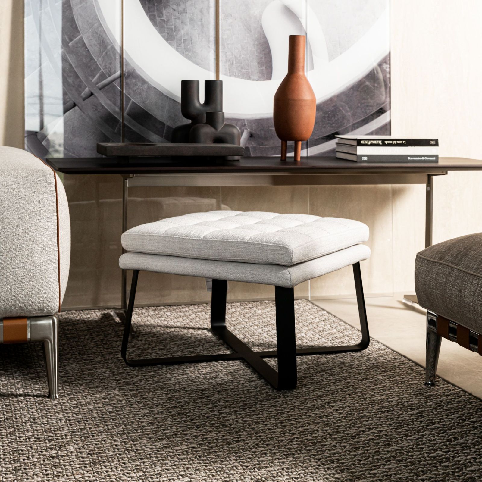 Meridiani Банкетка Lolyta от Meridiani — в интерьере