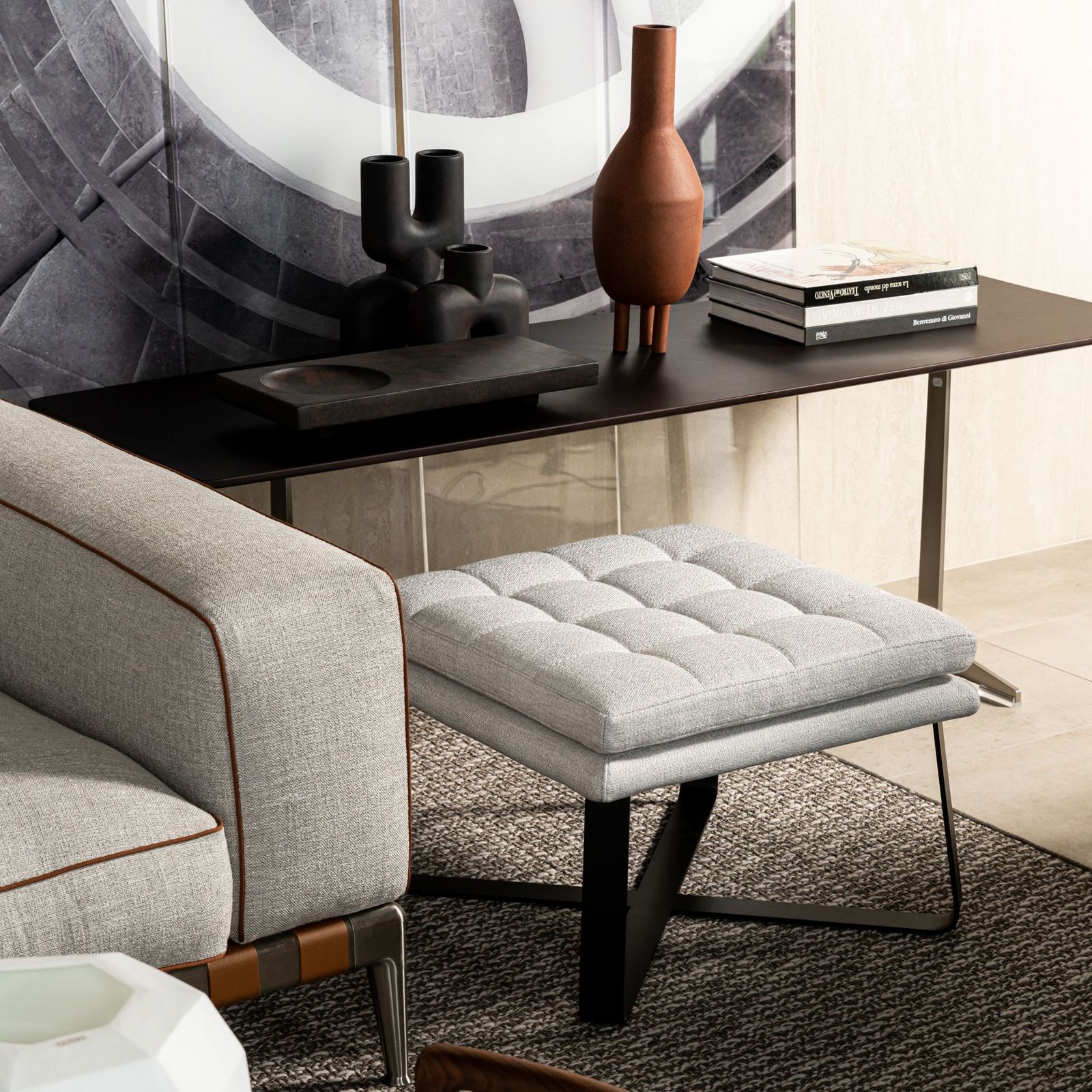 Meridiani Банкетка Lolyta от Meridiani — в интерьере