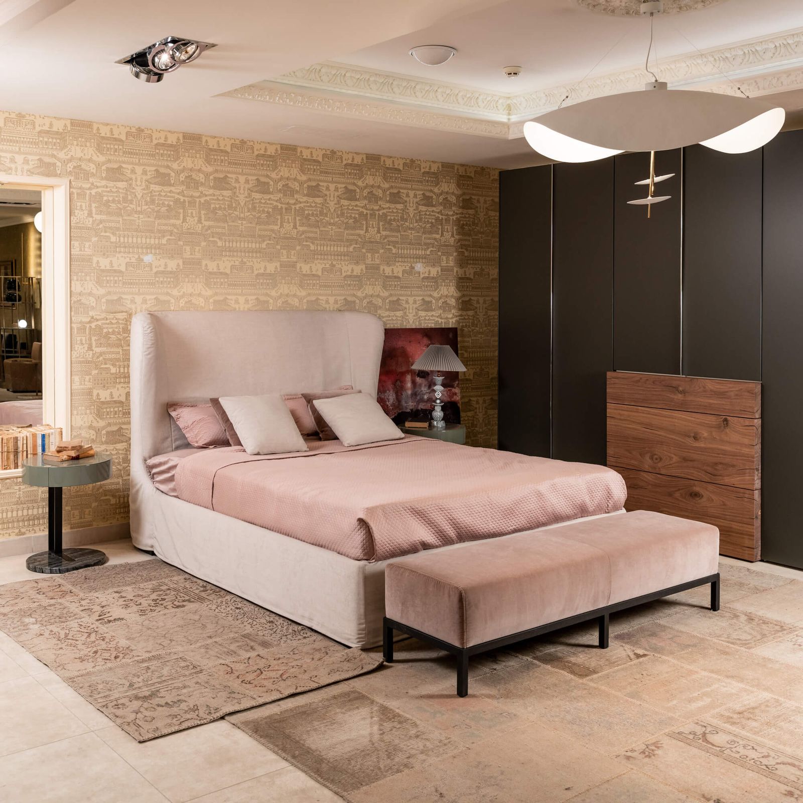 Meridiani Банкетка Berry от Meridiani — в интерьере