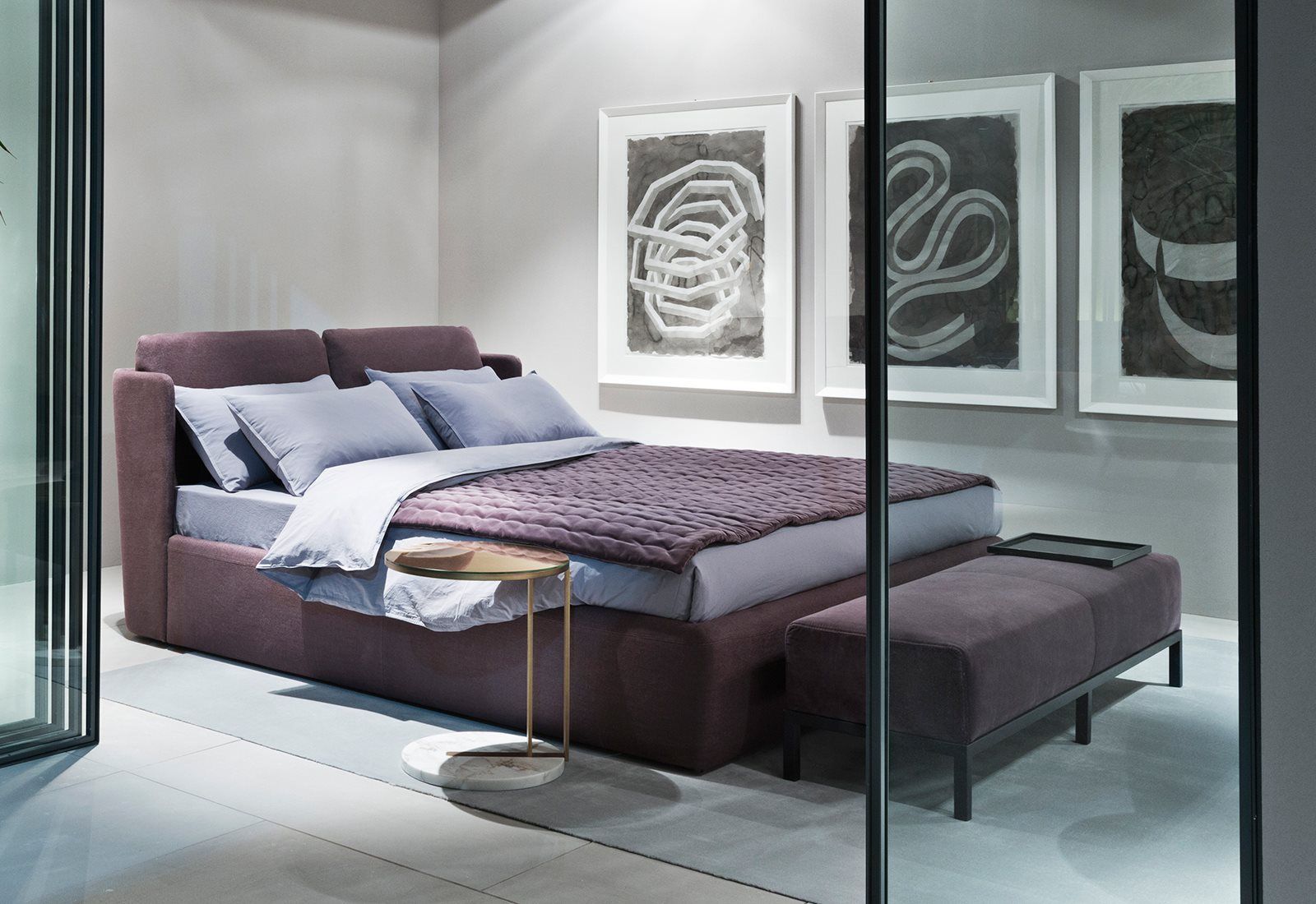 Meridiani Банкетка Berry от Meridiani — в интерьере