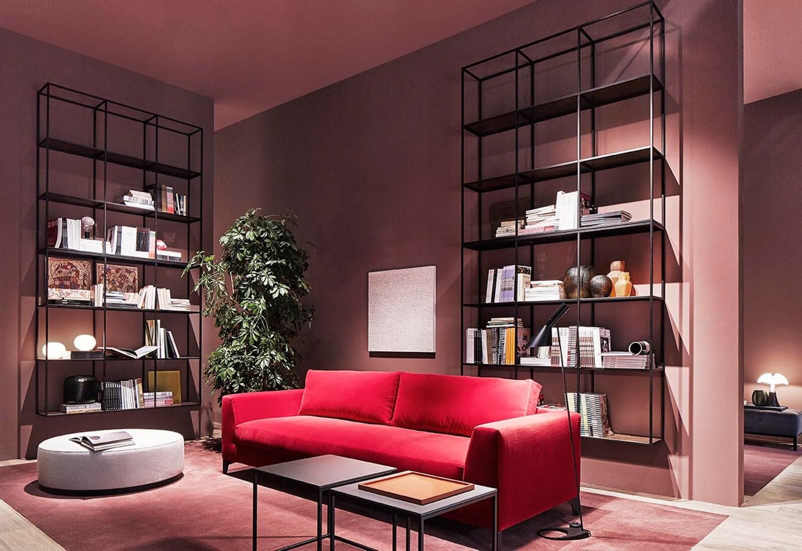 Meridiani Пуф Brons от Meridiani — в интерьере