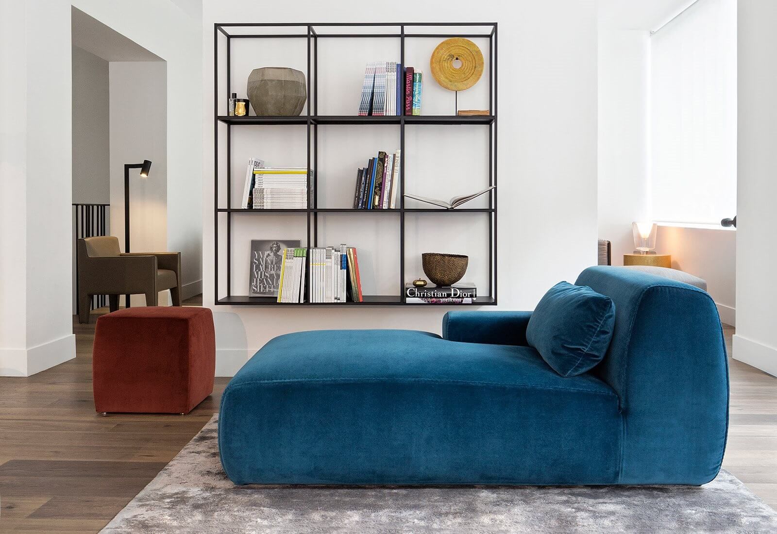 Meridiani Пуф Charlot от Meridiani — в интерьере