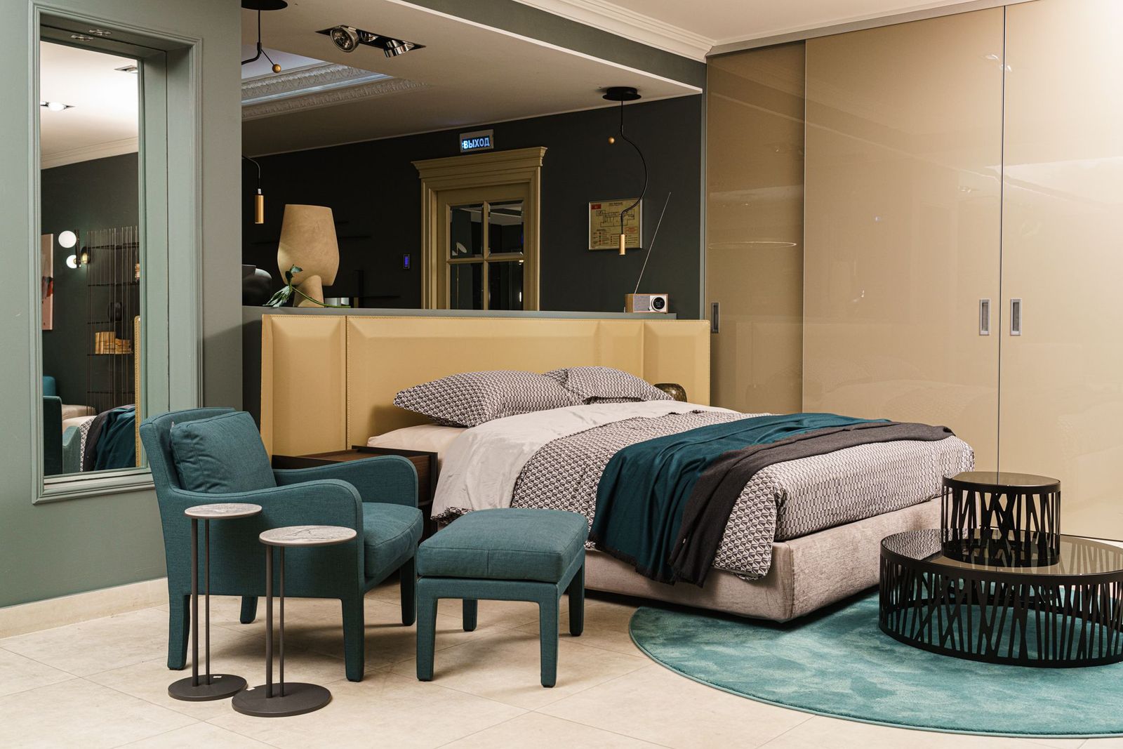 Meridiani Пуф к креслу Forrest Soft Bergen от Meridiani — в интерьере