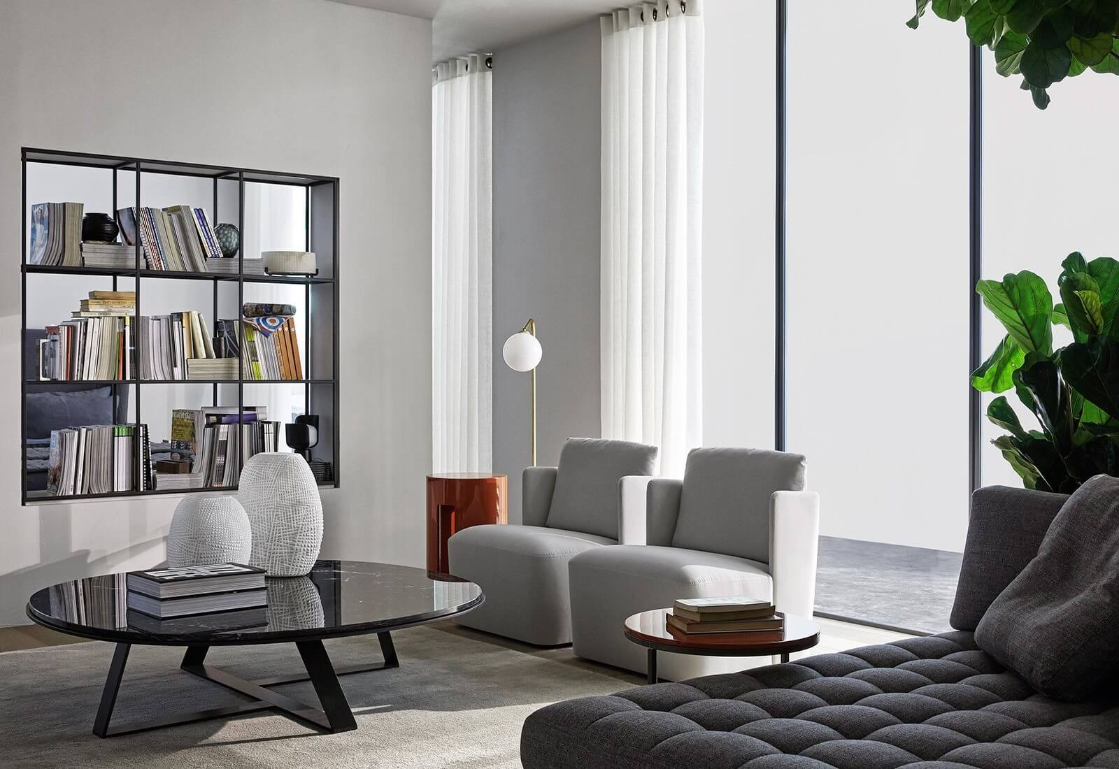 Meridiani Журнальный столик Judd- - Editions Shine от Meridiani