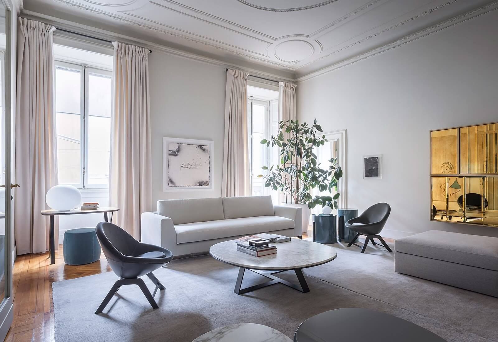 Meridiani Журнальный столик Judd- - Editions Shine от Meridiani — в интерьере