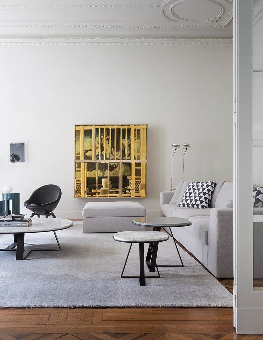Meridiani Журнальный столик Judd- - Editions Shine от Meridiani — в интерьере