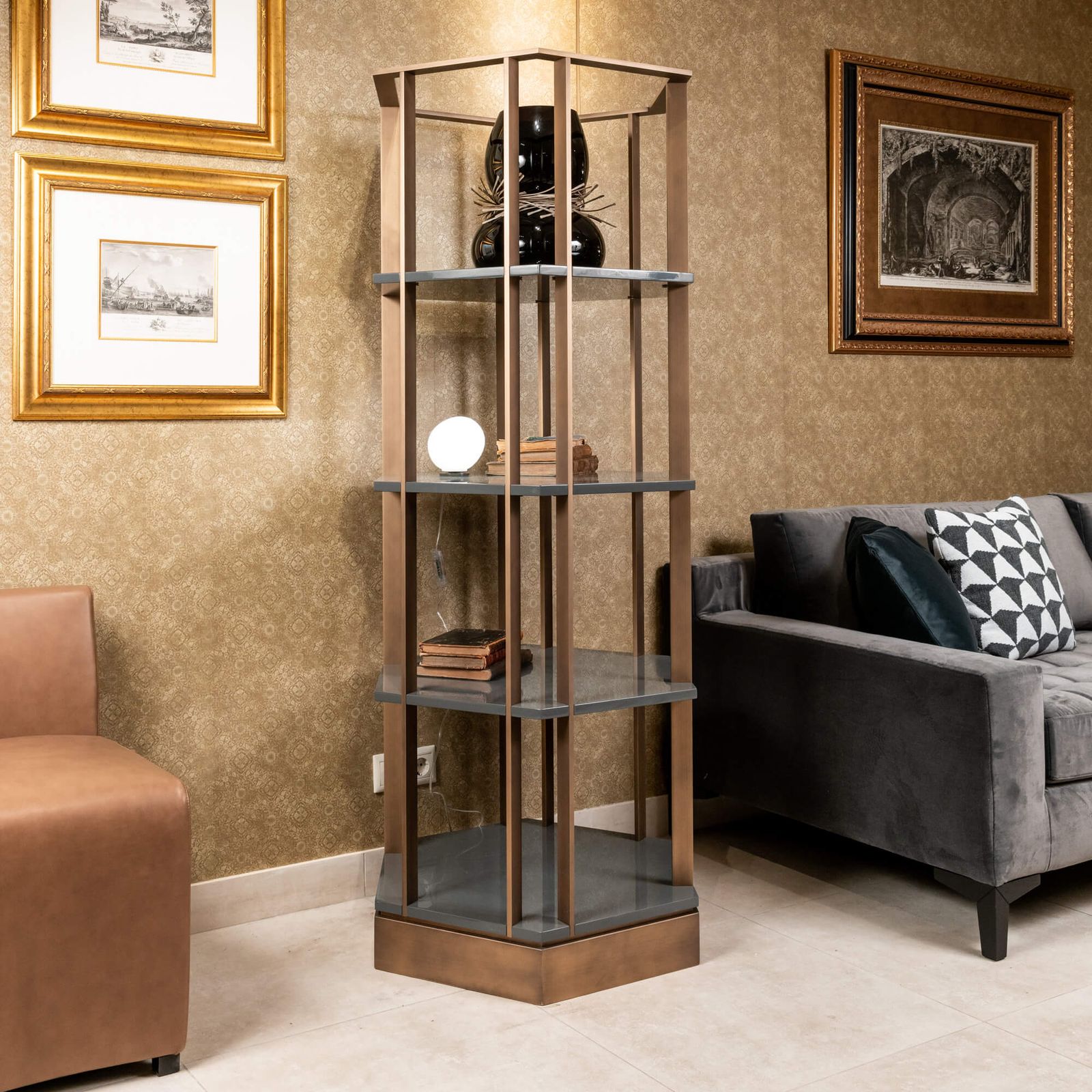 Meridiani Стеллаж Sebastian от Meridiani — в интерьере