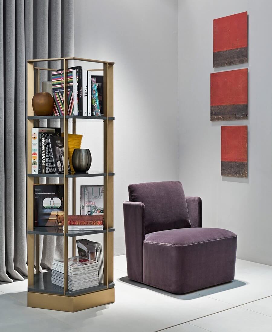 Meridiani Стеллаж Sebastian от Meridiani — в интерьере