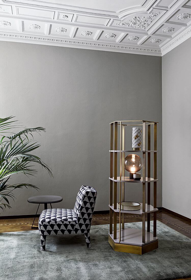 Meridiani Стеллаж Sebastian от Meridiani — в интерьере