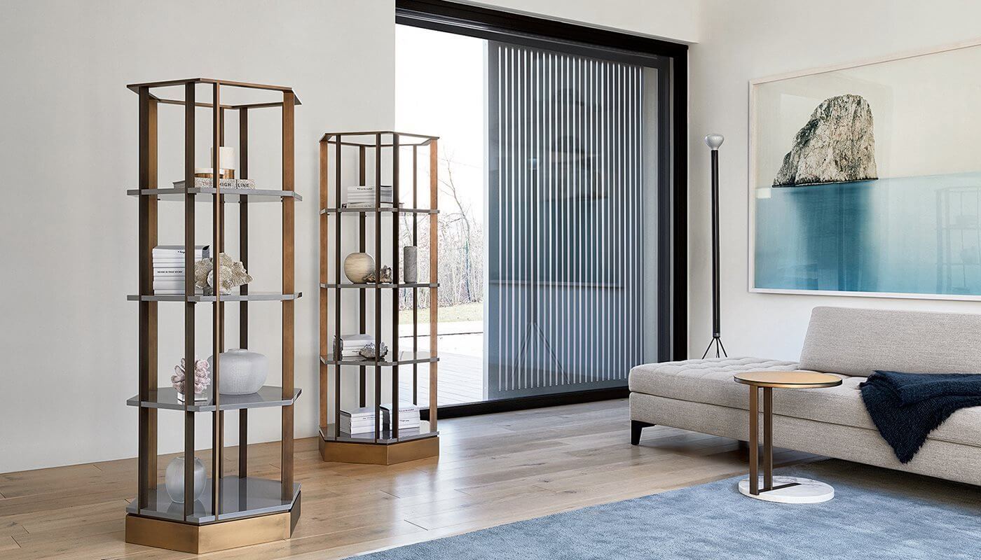 Meridiani Стеллаж Sebastian от Meridiani — в интерьере