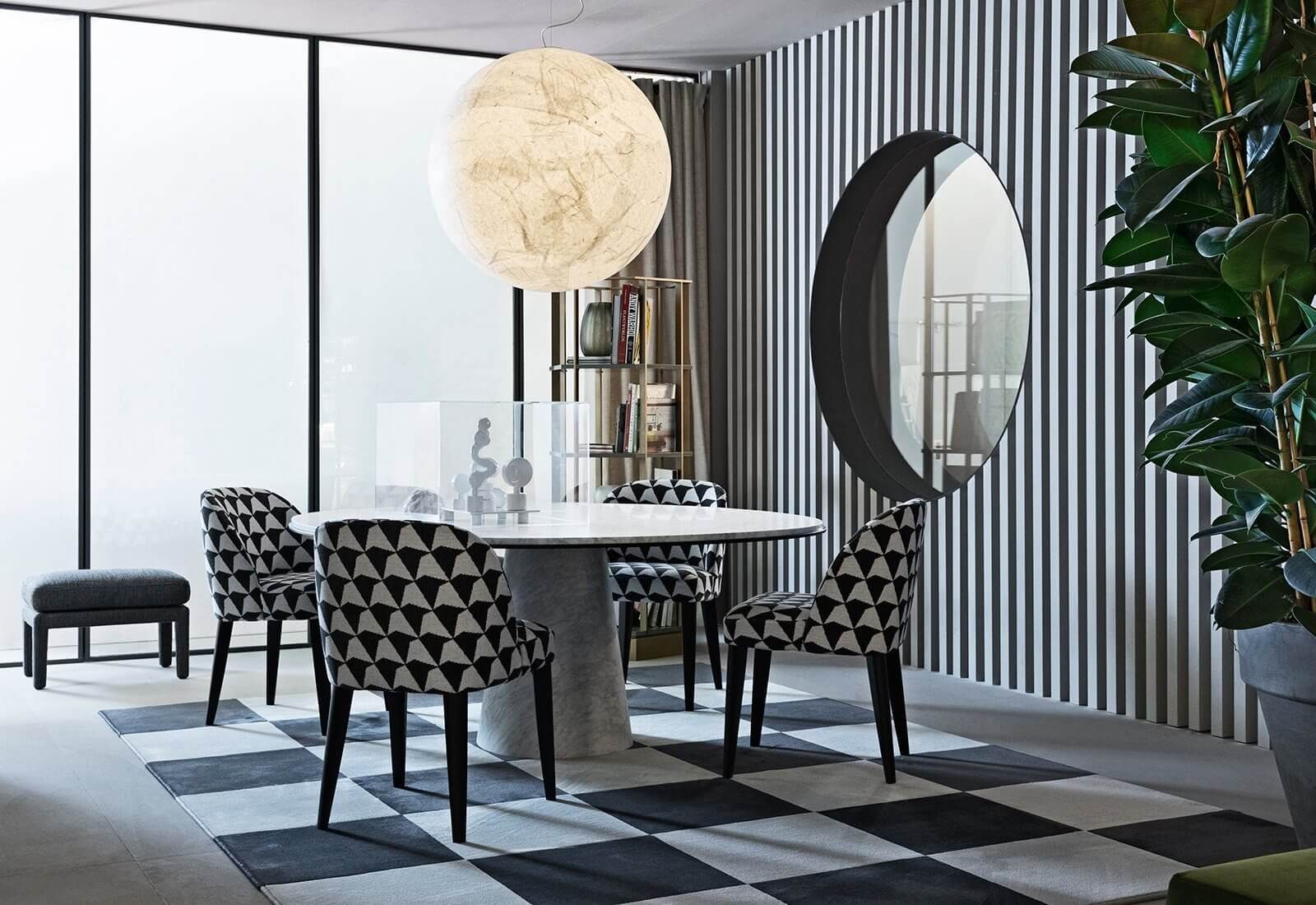 Meridiani Стол Owen от Meridiani — в интерьере