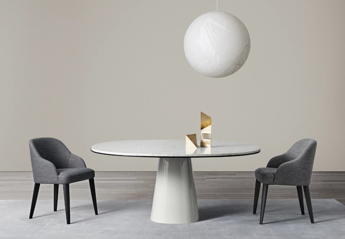 Meridiani Стол Owen от Meridiani — в интерьере