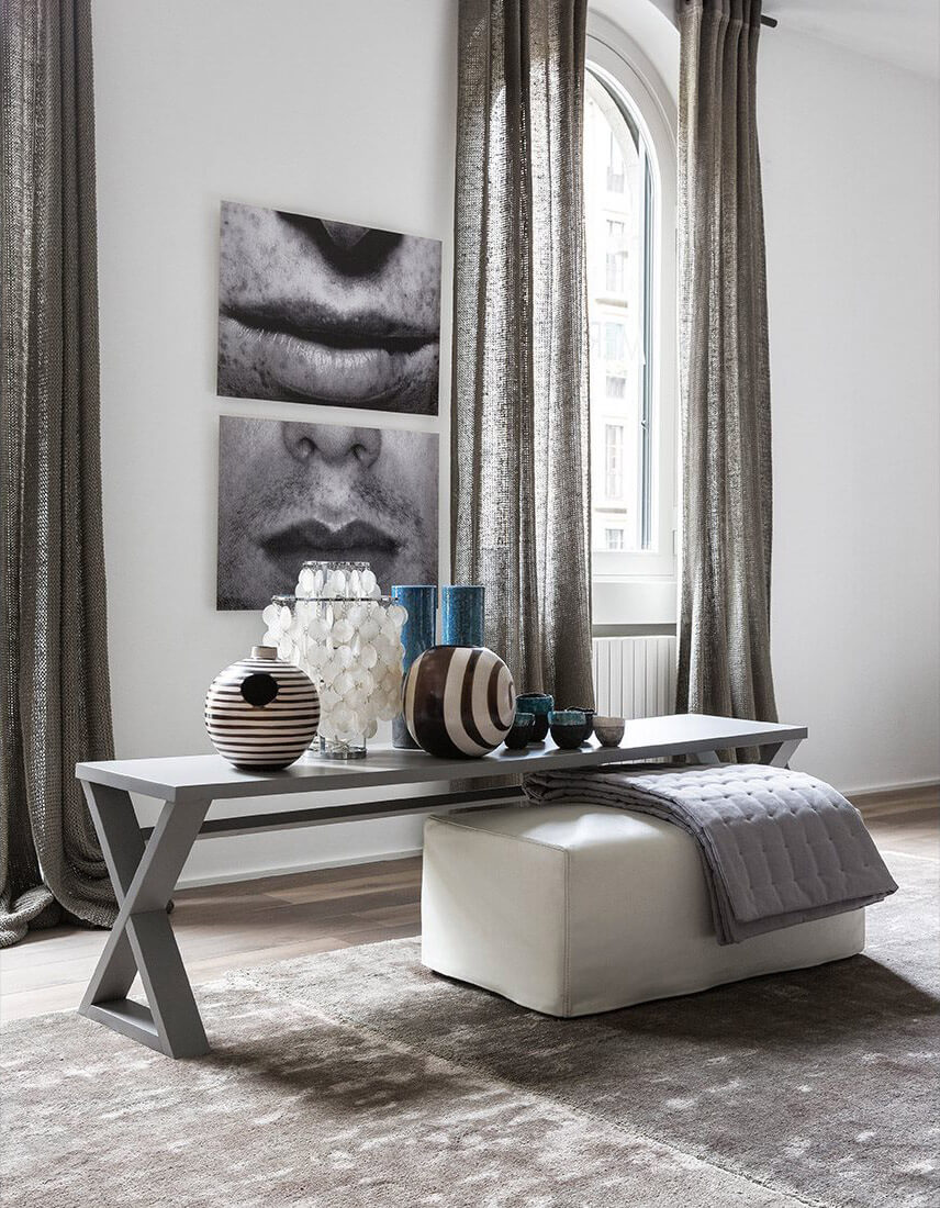 Meridiani Консоль Cruis Console от Meridiani — в интерьере