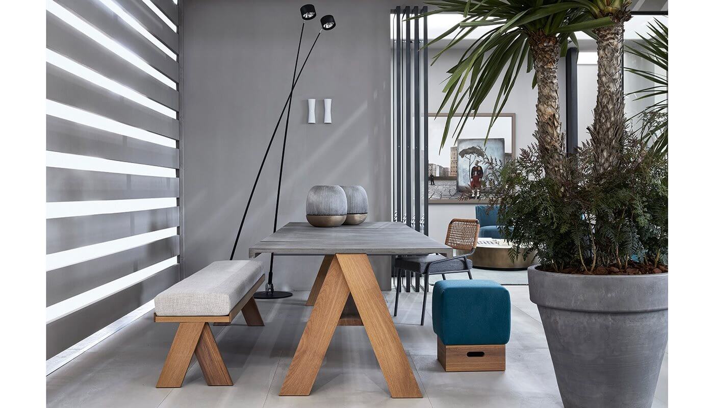 Meridiani Пуф Match Pouf от Meridiani — в интерьере
