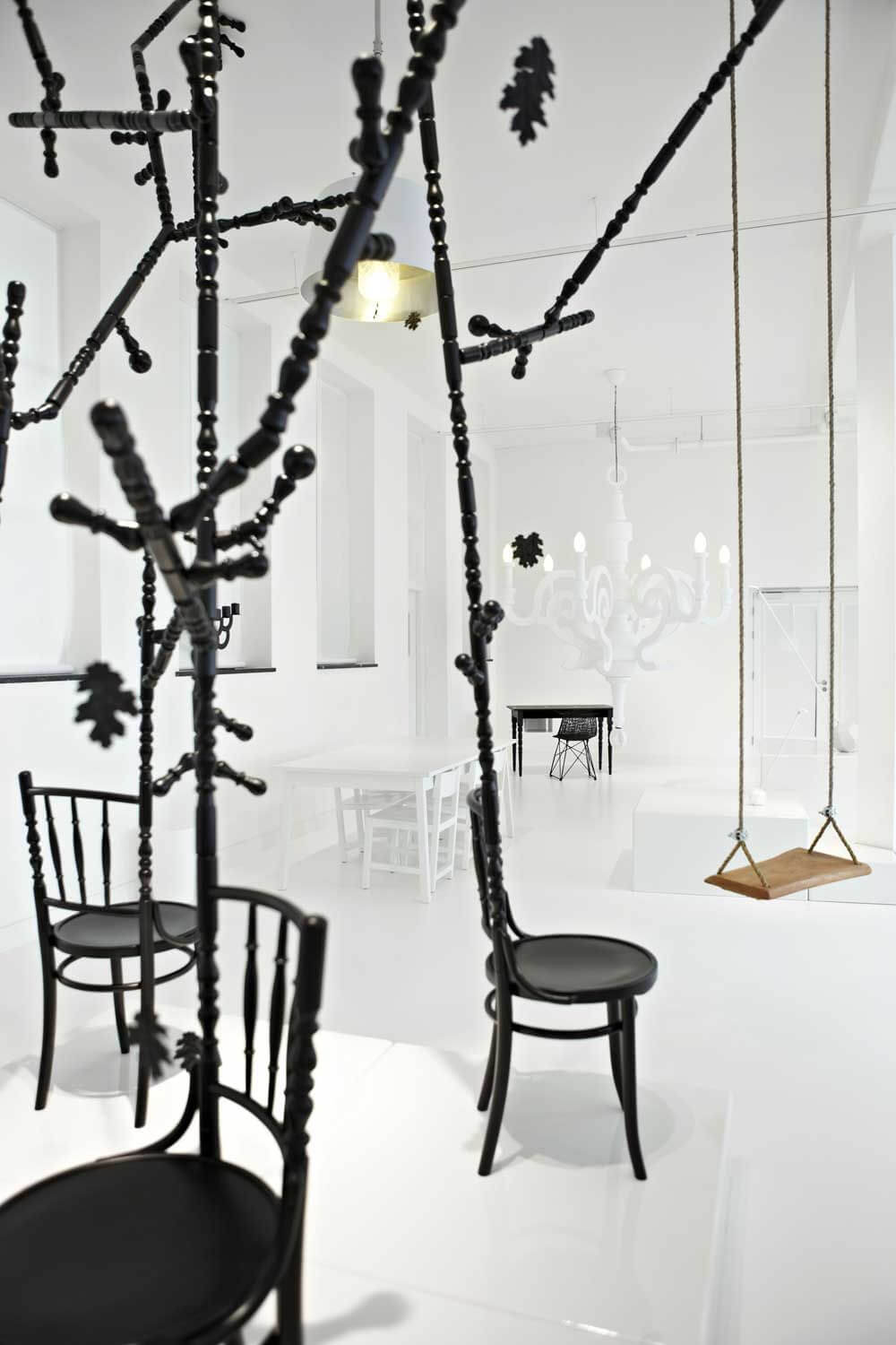 Moooi Стул Extension от Moooi — в интерьере