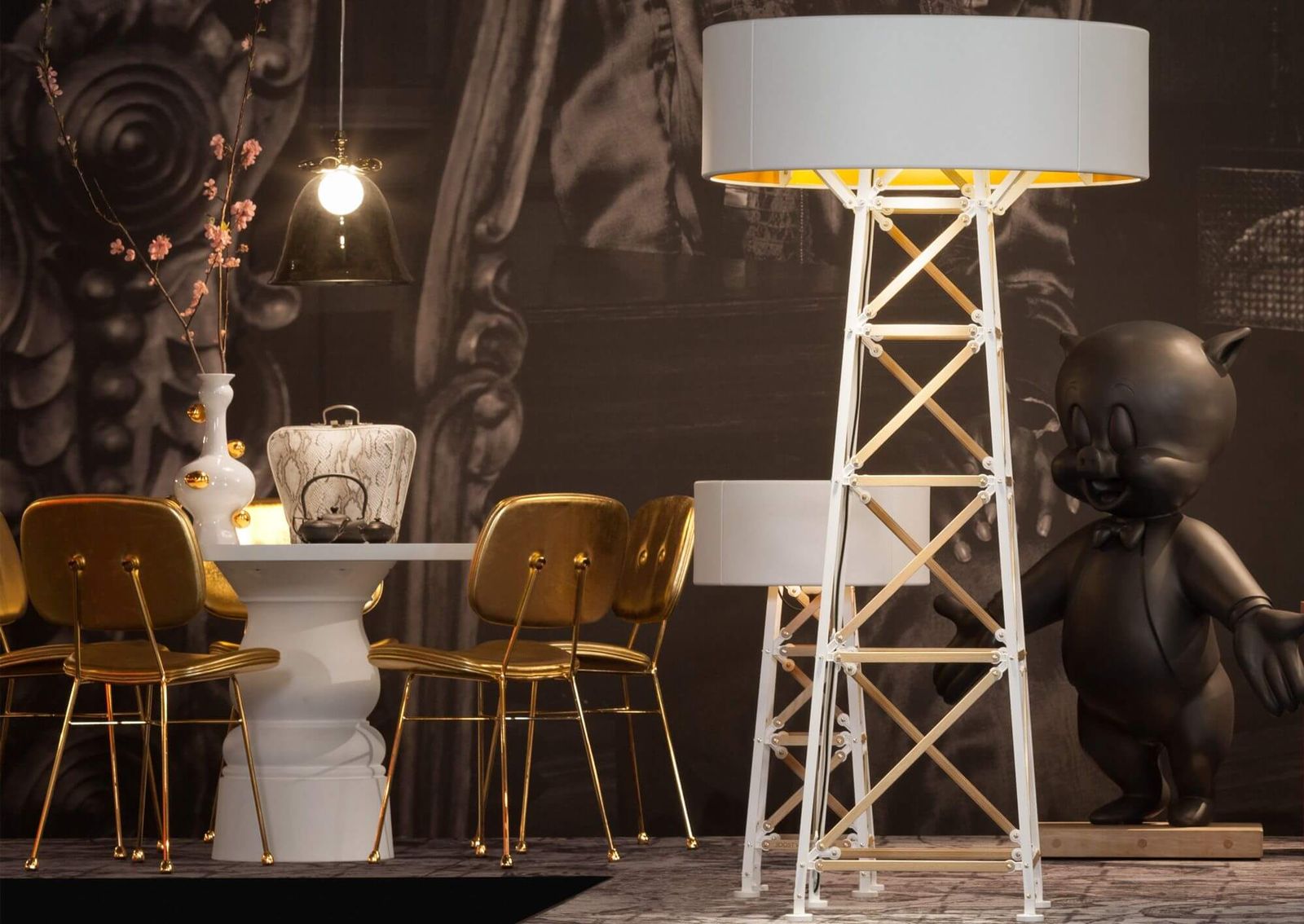 Moooi Торшер Construction от Moooi — в интерьере