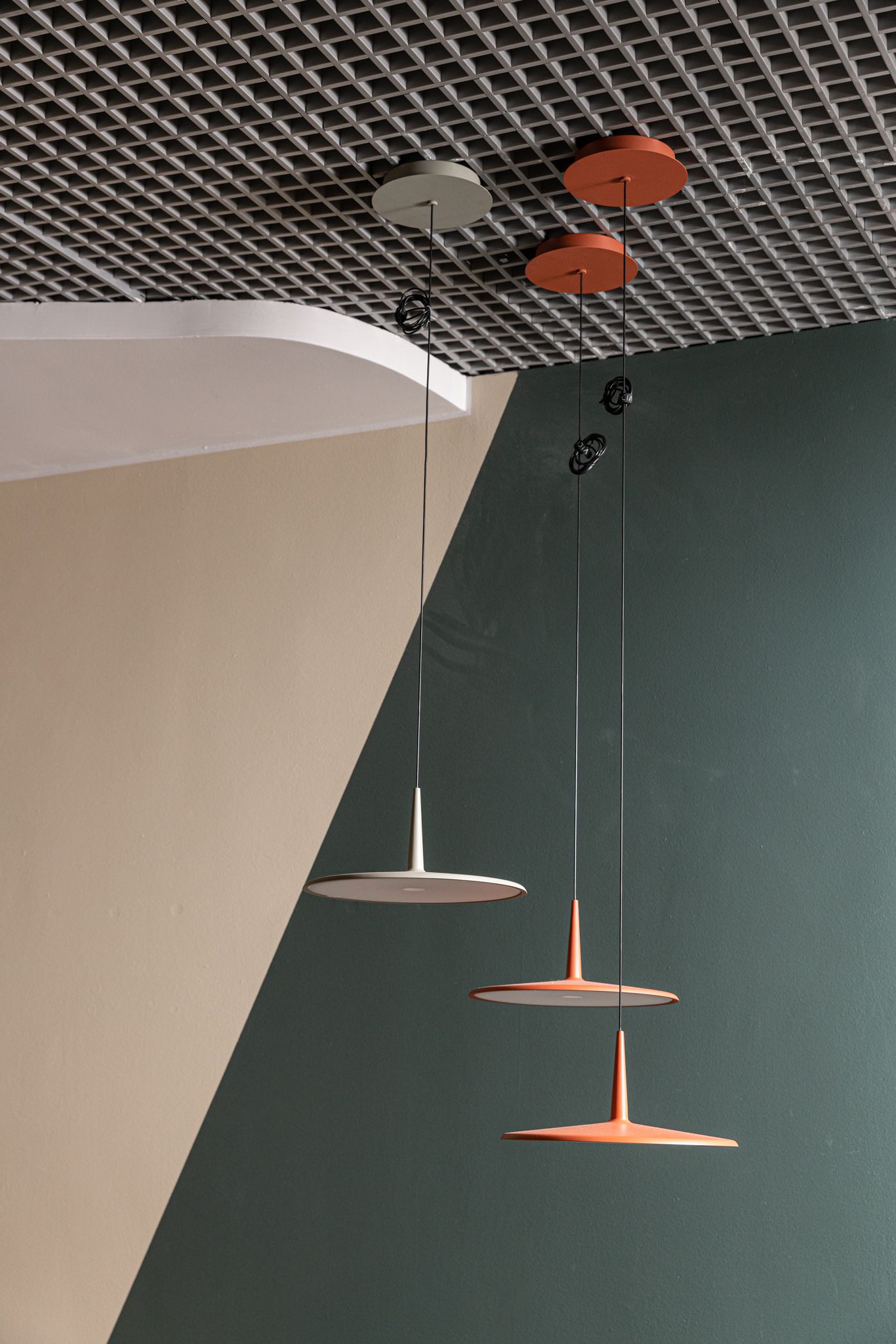 Vibia Подвесной светильник Skan 0270 Green от Vibia — в интерьере