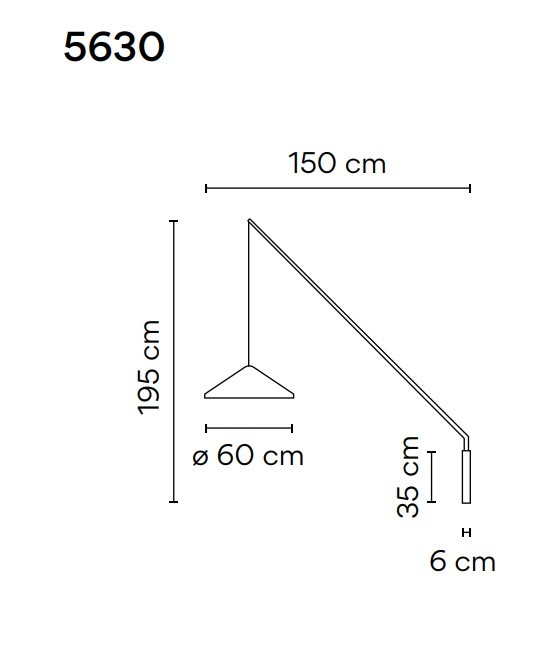 Vibia Бра North 5630 green от Vibia