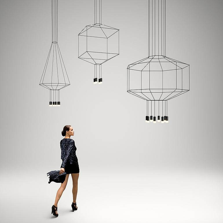 Vibia Подвесной светильник Wireflow 0299 от Vibia — в интерьере