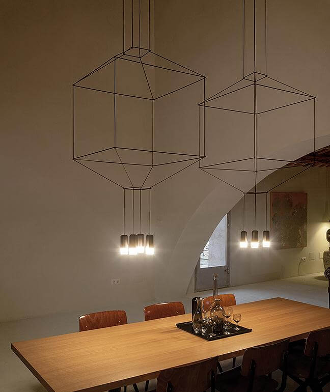 Vibia Подвесной светильник Wireflow 0299 от Vibia — в интерьере