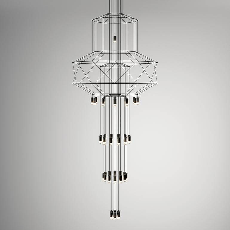 Vibia Люстра Wireflow Chandelier 0315 от Vibia — в интерьере