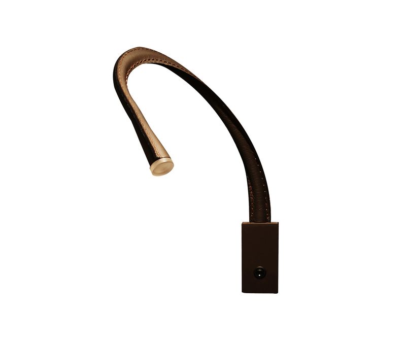 Contardi Бра Flexiled Ap Avorio leather satin nickel от Contardi
