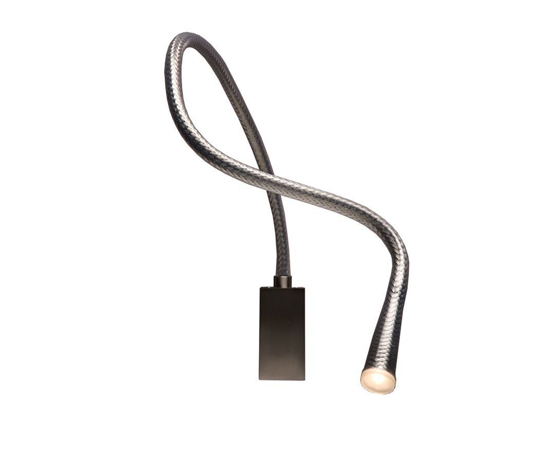 Contardi Бра Flexiled Ap Avorio leather satin nickel от Contardi