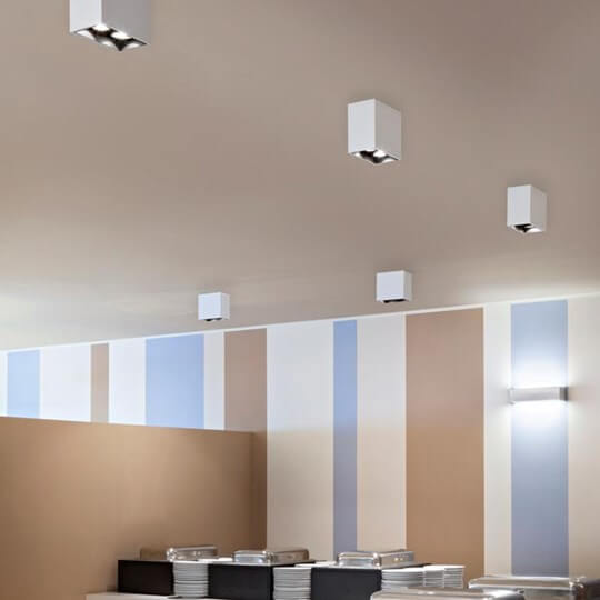 Flos Потолочный светильник Compass Box от Flos — в интерьере