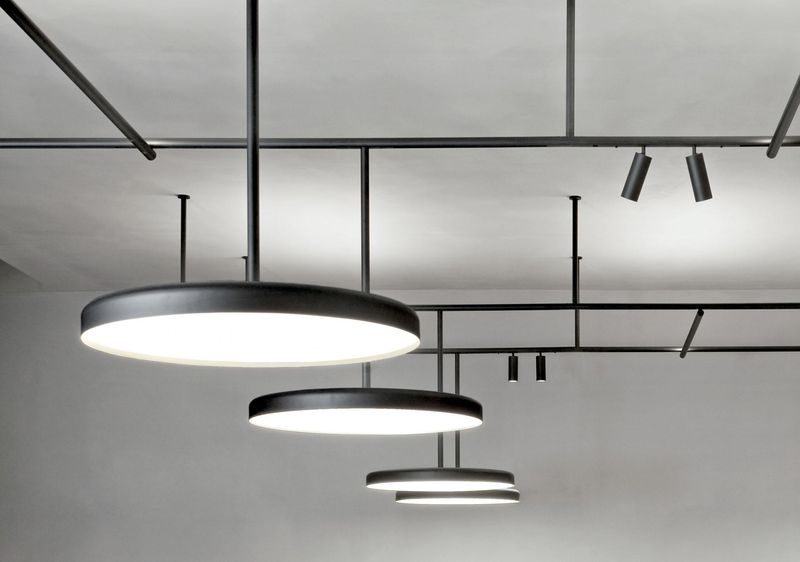 Flos Трековая система Infra-Structure от Flos — в интерьере