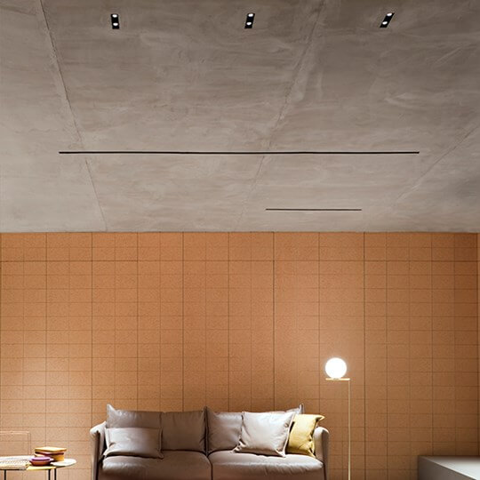 Flos Встраиваемый светильник The Black Line от Flos — в интерьере