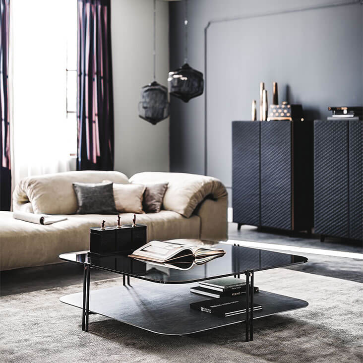 Cattelan Italia Журнальный столик Biplane от Cattelan Italia — в интерьере