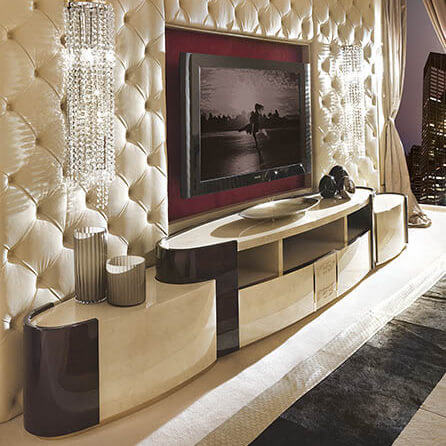 Turri Spa Мебель под ТВ Couture от Turri Spa — в интерьере
