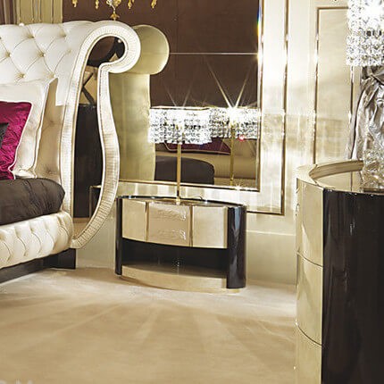 Turri Spa Прикроватная тумбочка Couture от Turri Spa