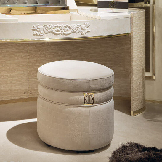 Turri Spa Пуф Couture от Turri Spa — в интерьере