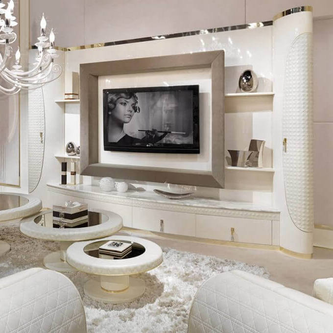 Turri Spa Мебель под ТВ Caractere от Turri Spa — в интерьере