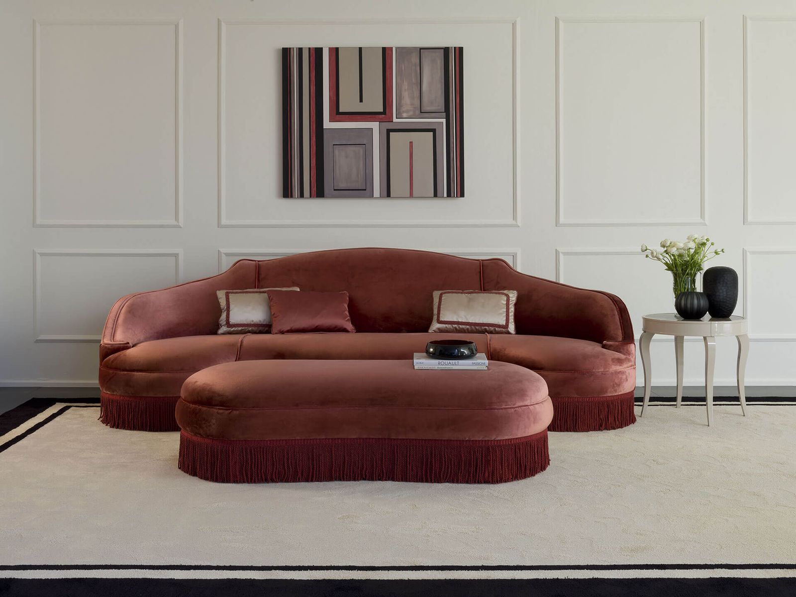 Galimberti Nino Банкетка Anemone от Galimberti Nino — в интерьере