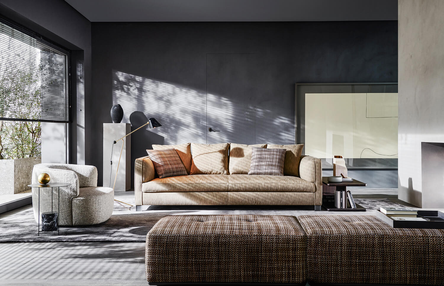 Molteni&C Диван Lucas от Molteni & C — в интерьере