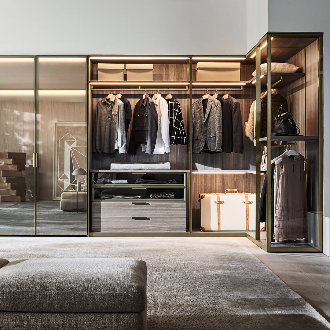 Molteni&C Гардеробная Gliss Master от Molteni & C — в интерьере
