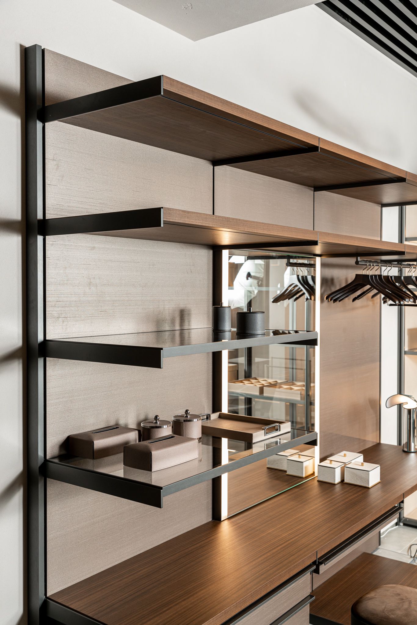 Molteni&C Открытая гардеробная Master Dressing от Molteni & C — в интерьере