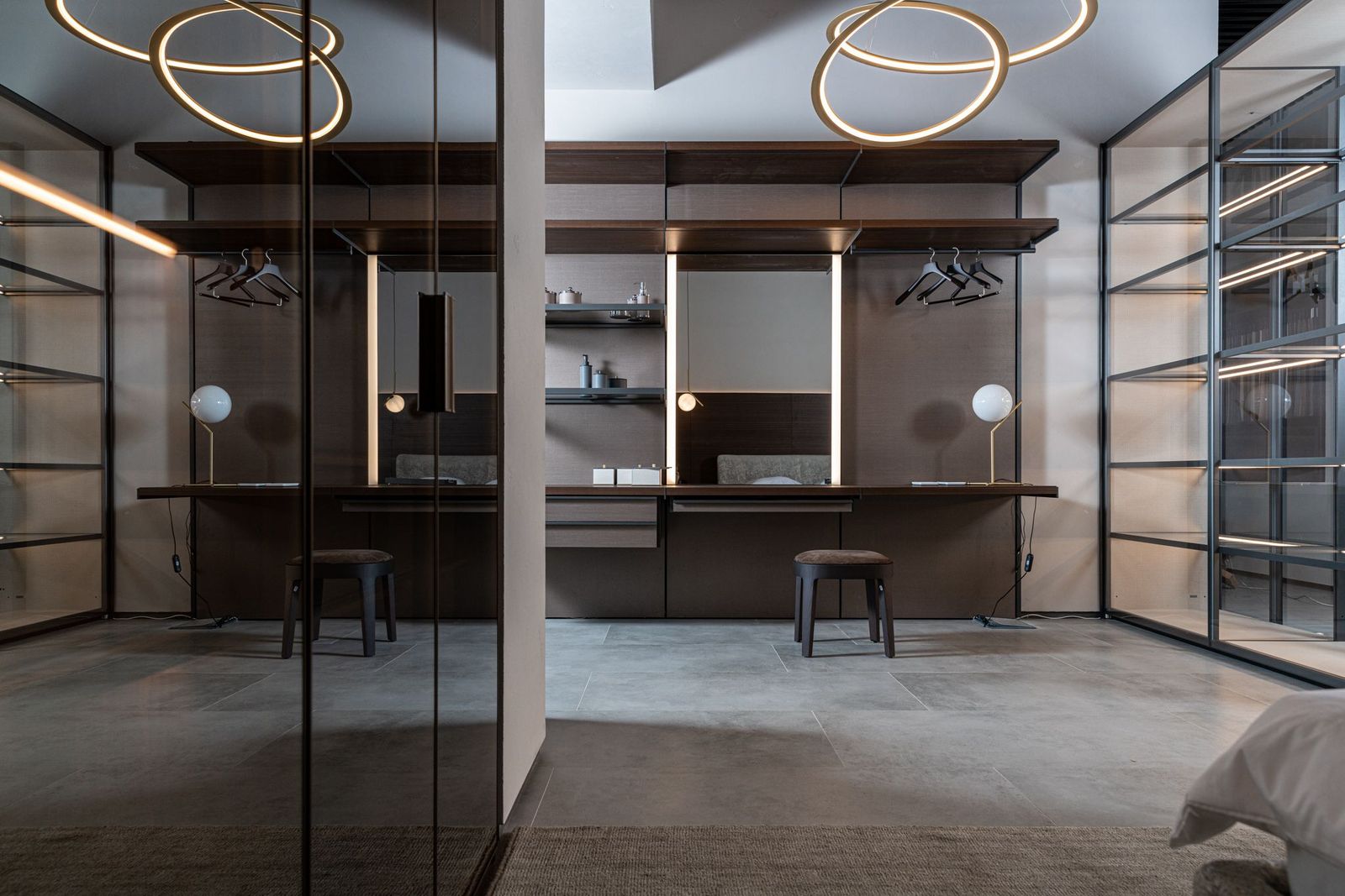 Molteni&C Открытая гардеробная Master Dressing от Molteni & C — в интерьере