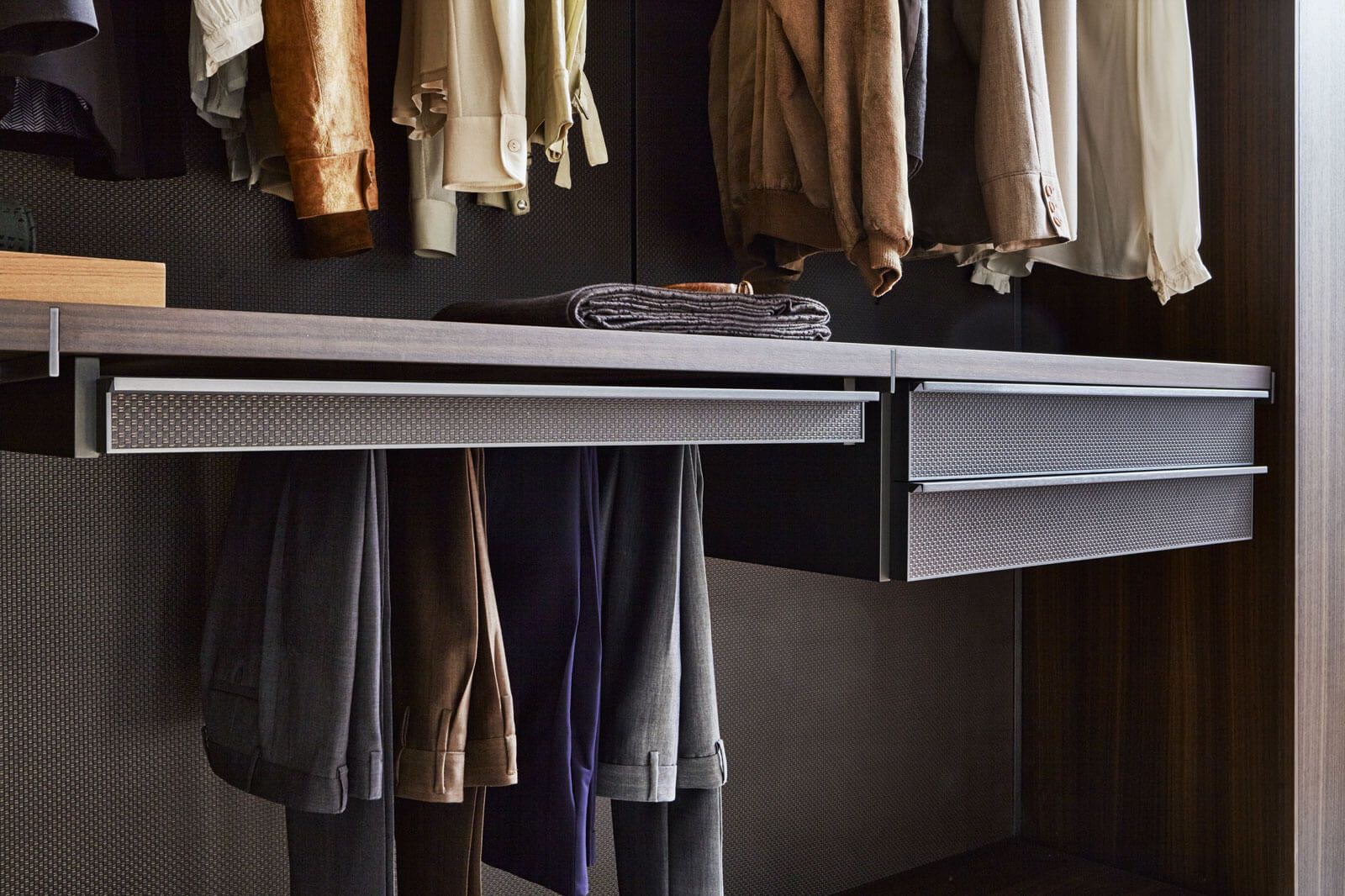 Molteni&C Открытая гардеробная Master Dressing от Molteni & C — в интерьере