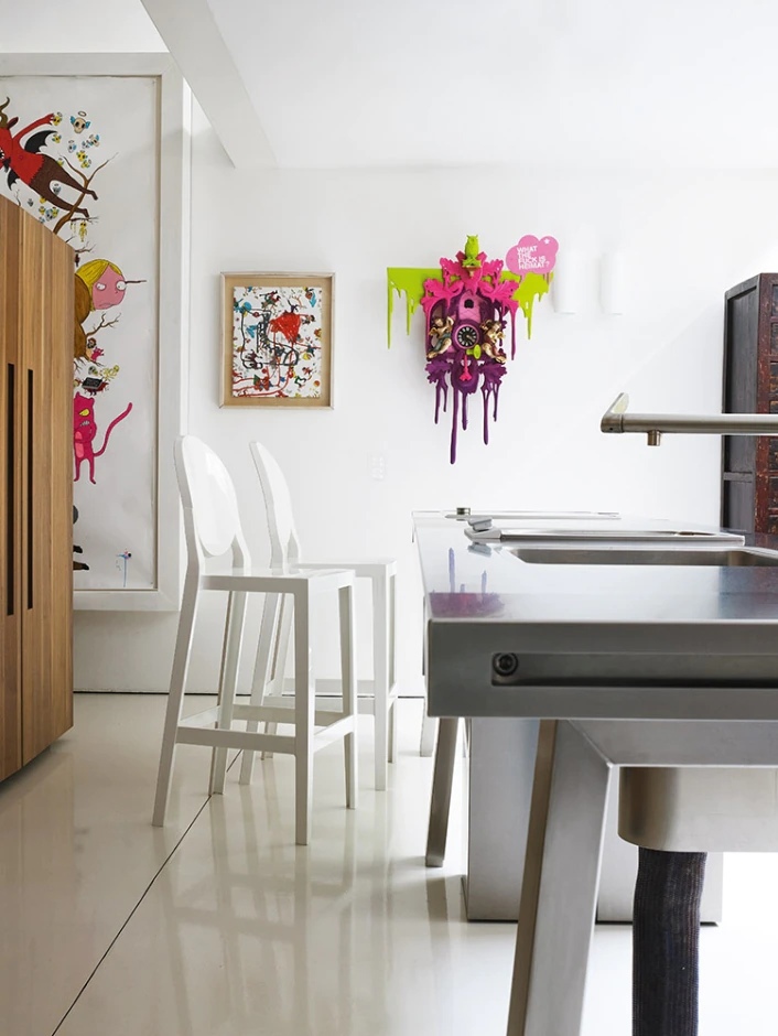Kartell Барный стул One More с круглой спинкой от Kartell — в интерьере