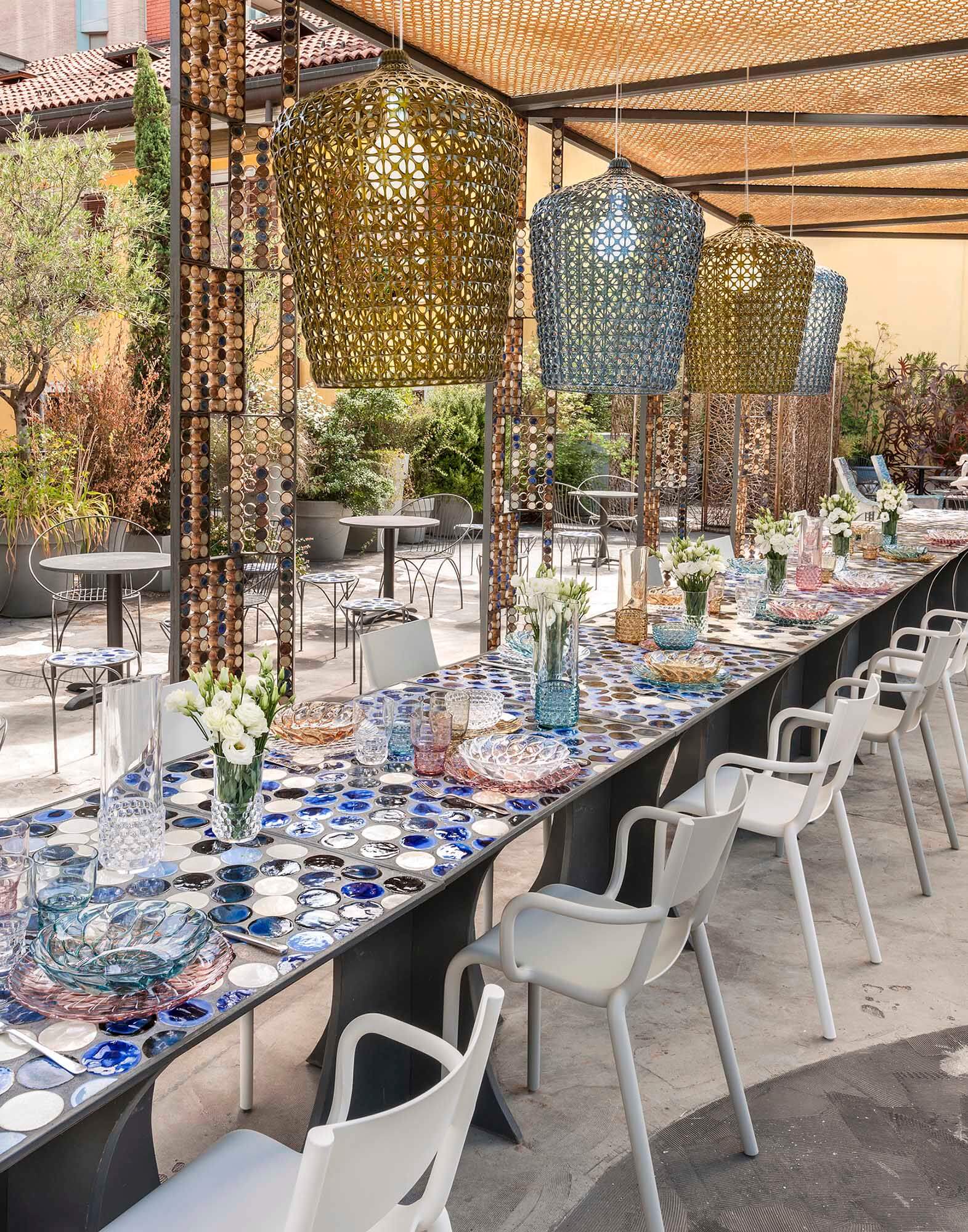 Kartell Подвесной светильник Kabuki от Kartell — в интерьере